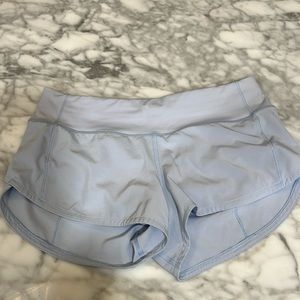 Lululemon light blue women’s shorts size 4
